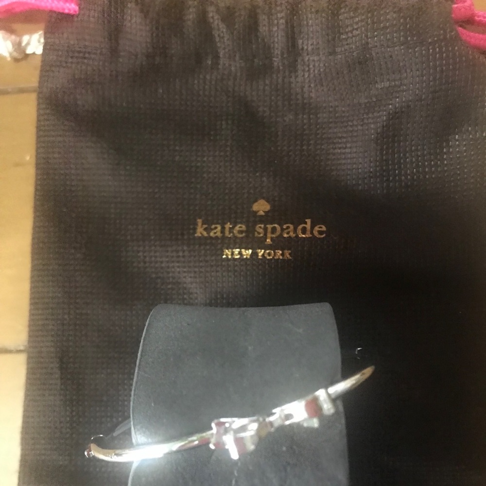 Kate Spade Love notes bow bracelet 7 inch